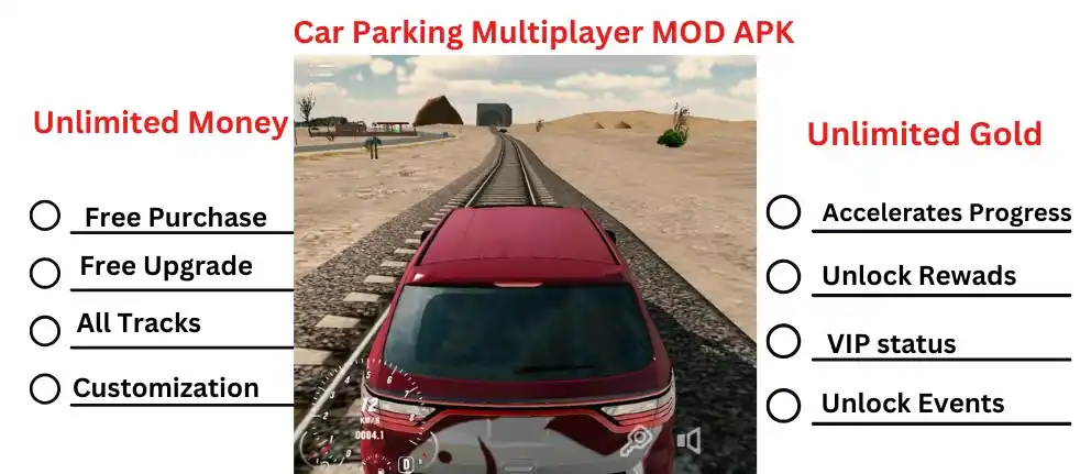   car parking multiplayer mod apk unlimited money and gold